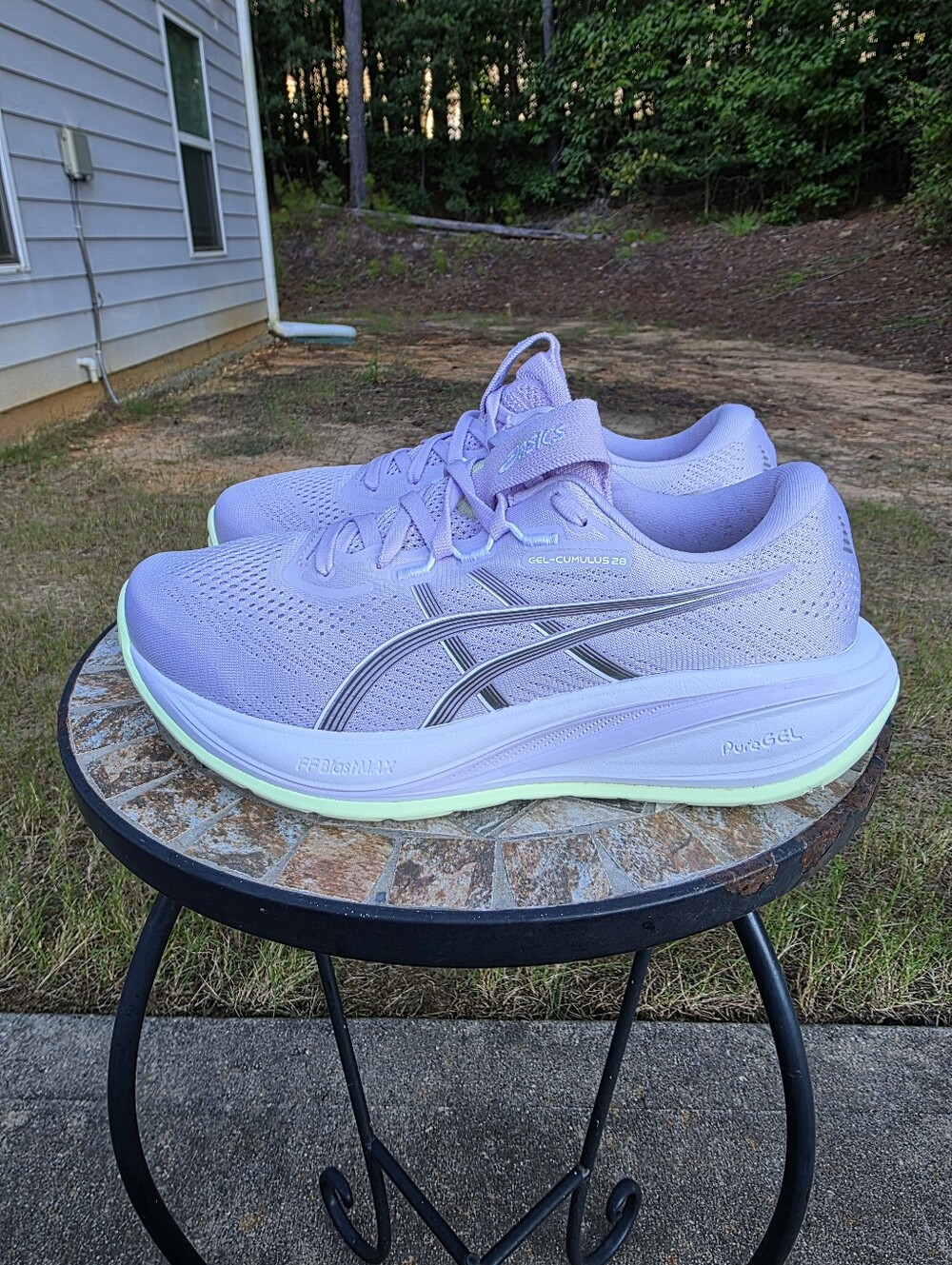 Asics Gel Cumulus 28 1012B916 Dahlia Running Shoes Sneakers Women Sz 7.5 Worn 4x - Picture 3 of 9